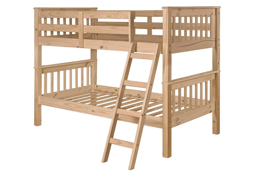 SELECT Bedroom Twin/Twin Pine Mission Bunk by John Thomas at Esprit Decor Home Furnishings